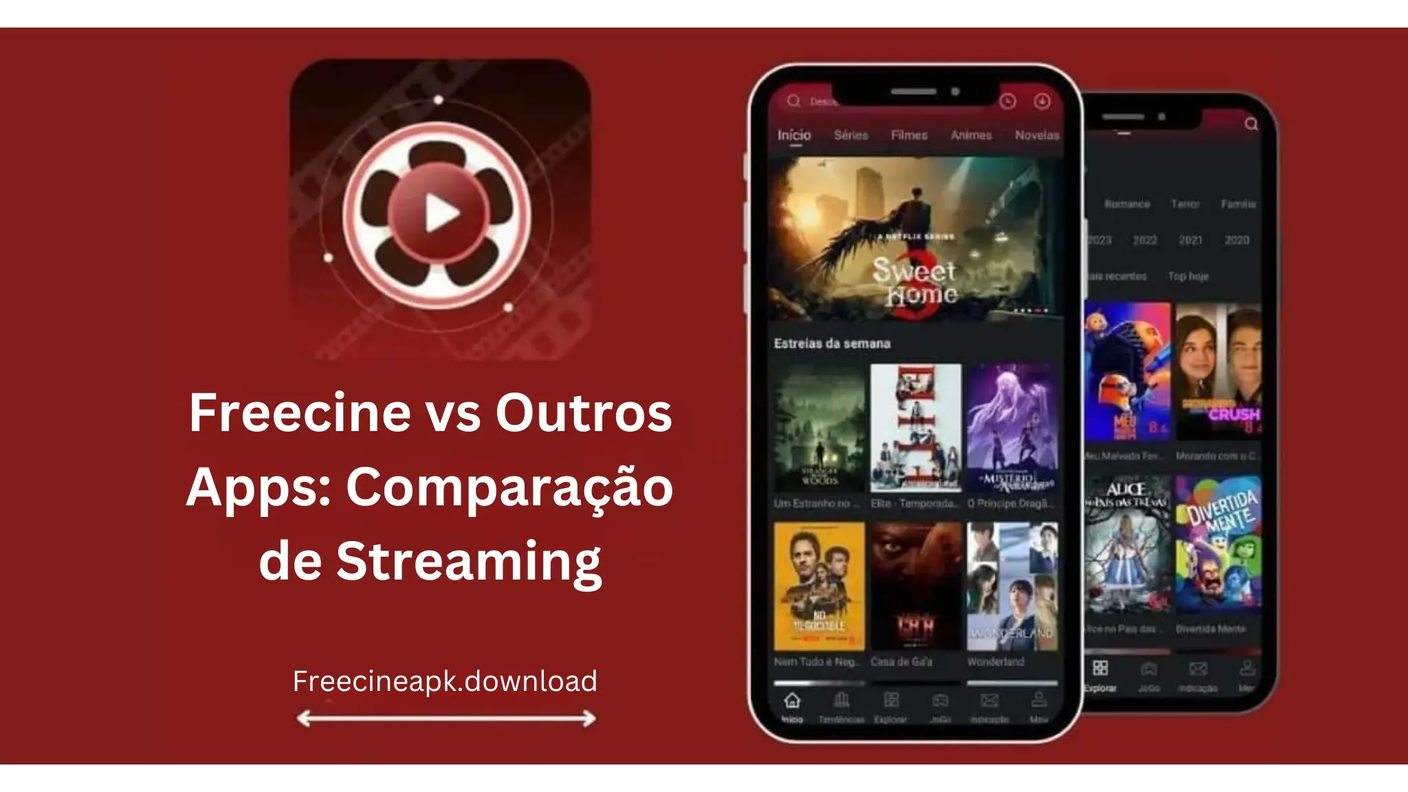 Freecine vs Outros Apps: Comparação de Streaming